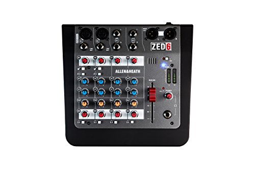Table de mixage ZED-6 Allen & Heath console audio compacte 6 entrées - 4