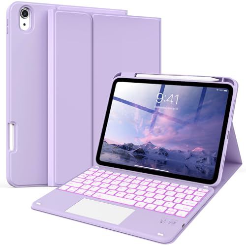 kenke for iPad 11/10th Gen Case with Keyboard 11/10.9 inch 2025 A16/2022