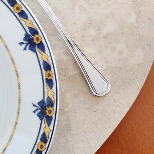 Sets de table en Cortiça crème ovales lavables et durables