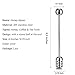 Honey and Syrup Dipper Stick Server Honey Spoon 304 Stainless Steel Wand for Honey Pot Jar Containers-6.3 Inch