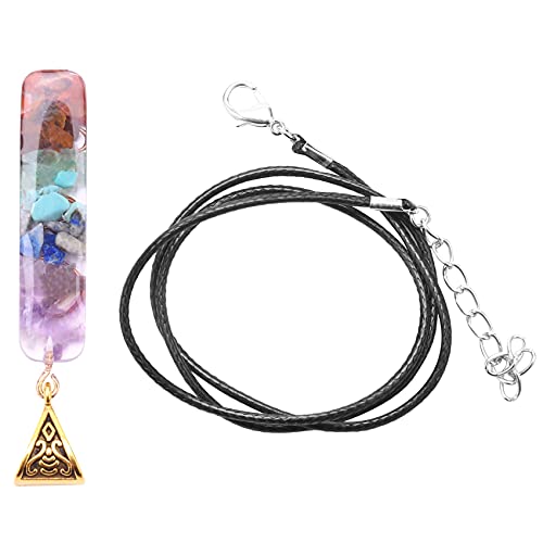 Juwacoo Collier avec pendentif 7 chakras Cover