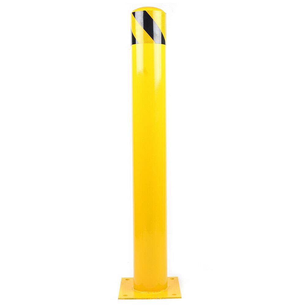 Buy Steel Yellow Safety Barrier Bollard, Safety Bollard Post Traffic
