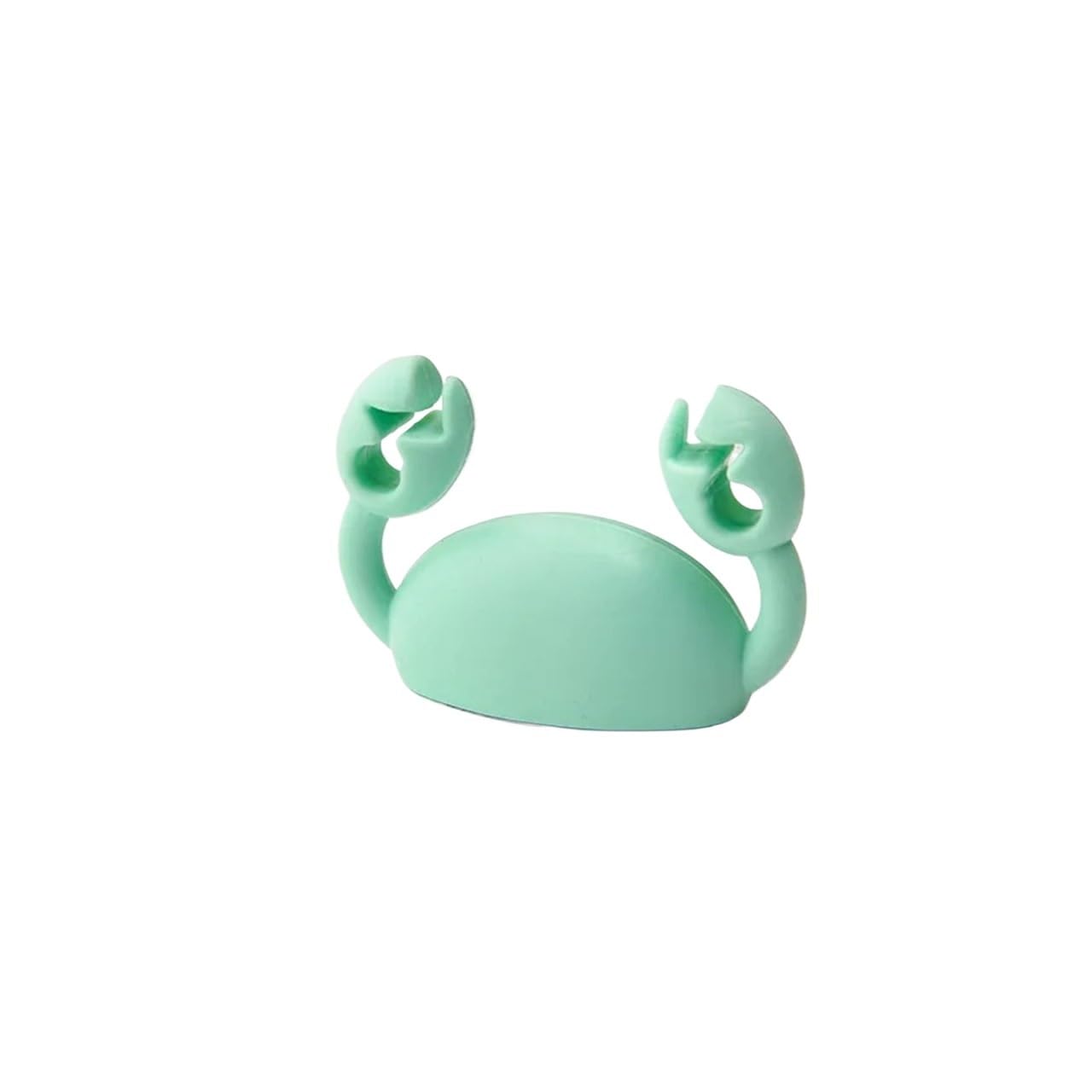 Phone Cord Holder for nightstand 12PCS Cute Crab Cable Organizer Clip Data Cable Stand Mobile Phone Charging Cable Organizers Fixer Desk Self Adhesive Wire Tidy Holder(Green)