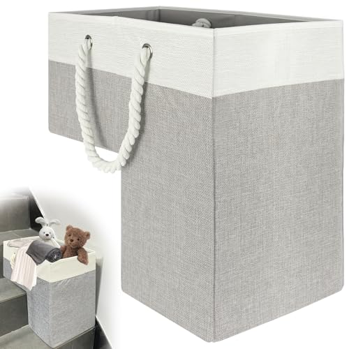 Stair Basket for Carpeted and Wooden Stairs - Laundry Basket