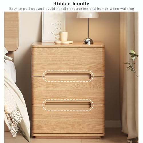 Table de chevet bois massif pour créer une ambiance de chambre chaleureuse et ordonnée