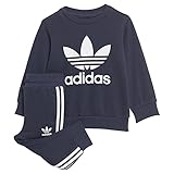 Ajuste regular adidas Crew Set Tracksuit, Unisex Baby, Shadow Navy, 6-9M