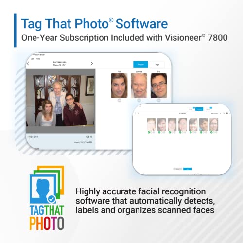 Visioneer 7800 Flatbed Color Photo And Document Scanner For Pc With Tag That Photo Software, Usb Powered… #TOP3