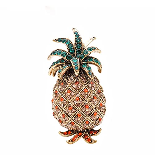 Bijoux accessoires de manteau et broches d'ananas pour femmes élégantes