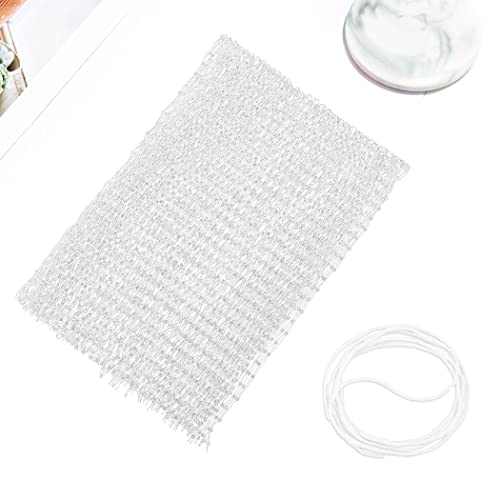 Formery Sparkly Rhinestone Mesh Headband Crystal Wide Hairbands Turban Party Nightclub Rave Edge Hair Wraps Scarf For Women And Girls (White) #TOP1