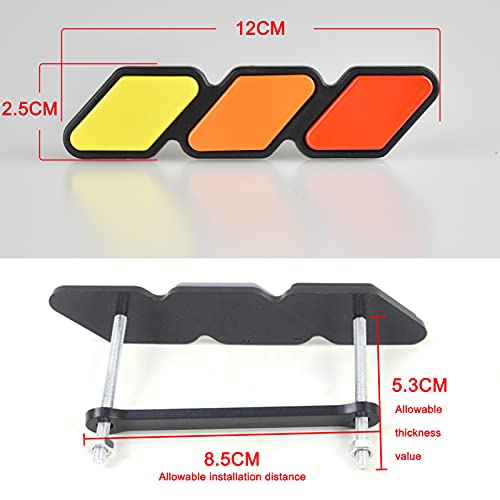 Image of Boigoo Cars Front Grille Trims - Grill Badge Emblem Sticker