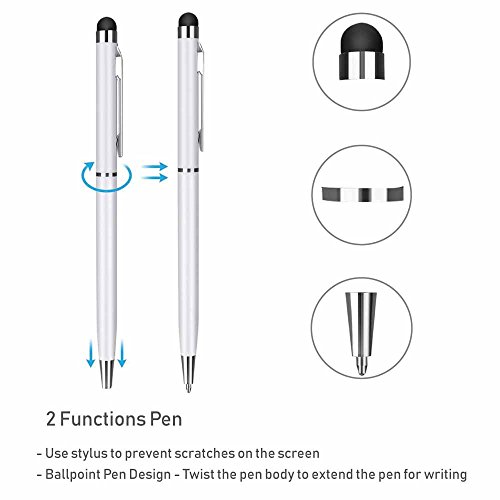 Capa para iPhone 8 Plus, capa para iPhone 7 Plus [caneta stylus 2 em 1 grátis + alça de pulso], capa