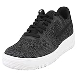 Amortiguación Nike Air Force 1 Flyknit 2.0, Zapatillas de bsquetbol Hombre, Negro Antracita y Blanco, 37.5 EU
