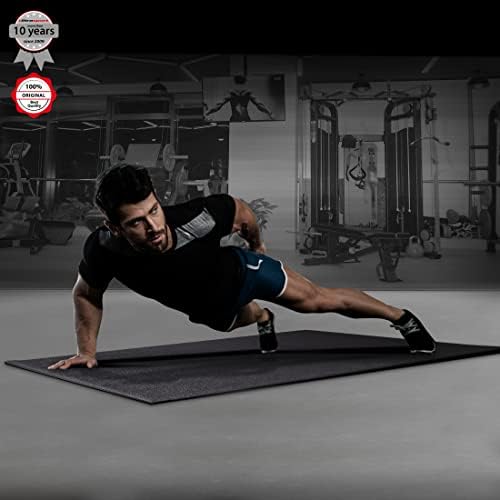 Ultrasport Fitness Multifunctional Mat in 3 Sizes, Mat for Fitness Equipment, Used as a Protective Mat During Training, Floor Protection Mat for Cross Trainers, Treadmills & Other Training Equipment
