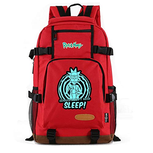 RUIXIAO Rick and Morty Mochila Informal Grande y Liviana para Estudiantes  para computadora