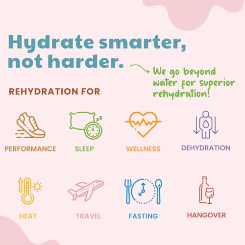 Image of Sugar Free Electrolyte Powder - Watermelon 5g (20 Sachets) | 10X Electrolytes Hydration Drink | Sweetened With Stevia Zero Sugar Drink | Keto Friendly, Vegan, No Preservatives and Chemicals