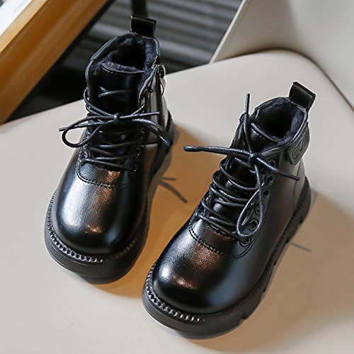 Fashion Spring And Autumn Children Boots Boys And Girls Ankle Boots Thick Bottom Non Slip High Top Big Kids Size 5 Boots4