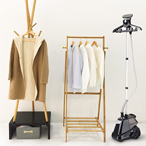 SALAV X3 Commercial Full-Sized Garment Steamer with Foot Pedals and Extra Large 3L Water Tank, 1800 watts… (Navy) by SALAV - Image 3
