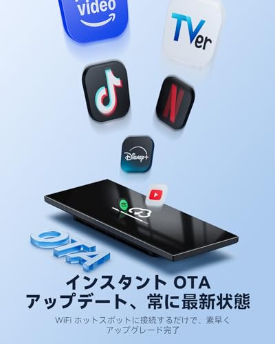 Krunia 10.26インチ ポータブル車載ディスプレイオーディオ Android内蔵 RC11