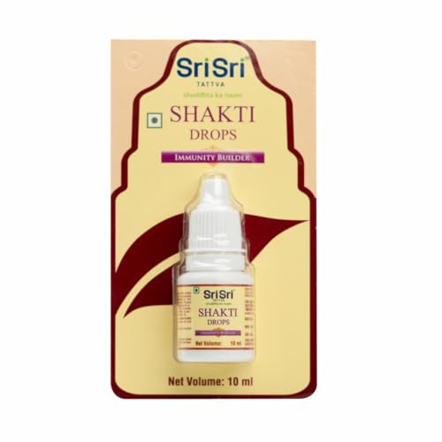 Image of Sri Sri TATTVA shuddhta ka naam Shakti Drops - Ayurvedic Immunity Booster for Adults & Kids - Natural Drops for Strength & Stamina - Relief from Cough, Cold & Sore Throat - 10ml (Pack of 1)