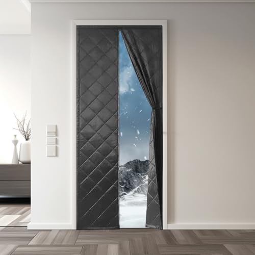 Rideau de porte à isolation thermique supérieure structure pliante dense