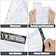 KOMABLEN 100Stk Versandtaschen, 35x45cm Selbstklebend Versandtüten für Kleidung, Blickdicht Wasserdicht Weiße PE Versandbeutel, Abrasionsbeständig groß Pakete für Versand für Expressverpackung