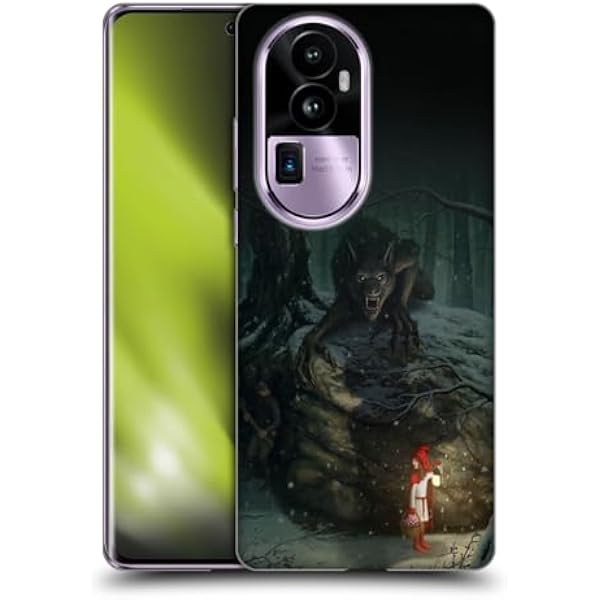 Head Case Designs Oficjalnie Licencjonowany Christos Karapanos Przez las Horror 3 Soft Gel Case Etui Kompatybilny z Oppo Reno10 Pro+