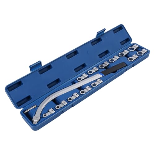 ZIZEV 15PCS Universal Auxiliary Idler Belt Tensioner Pulley Removal Tool Kit, Serpentine Belt Tension Pulley Wrench Set, Engine Timing Tensioning Nut Bolts Screw Remover