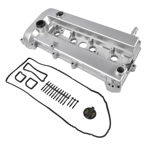 Image of 9E5Z6582G Aluminum Engine Valve Cover Kit with Gasket Bolts & Oil Cap Replacement for Ford Escape Fusion, Mercury Milan Mariner, Lincoln MKZ 2.5L OE# 9E5Z6582E 9E5Z6582B 9E5Z-6582-G