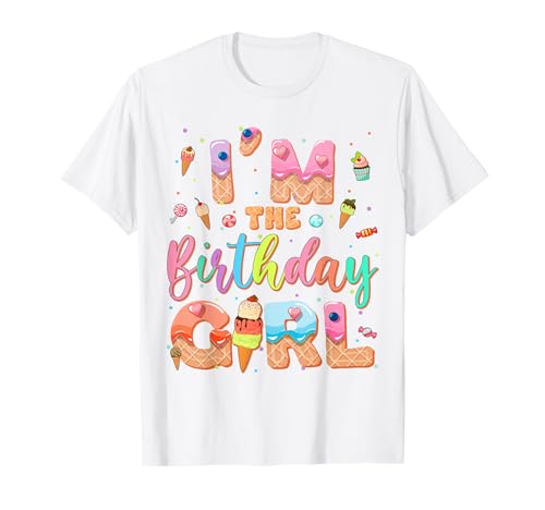 Im The Birthday Ice Cream Group Family Matching Party T-Shirt