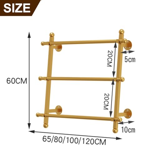 Espositore da parete in metallo per nastri, sciarpe e confezioni regalo, scaffale organizer salvaspazio per uso domestico e al dettaglio