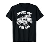 Je Peux Pas J'Ai 4x4 est parfait si tu cherches l'excuse idéale? J'ai 4x4 est le prétexte idéal quand on cherche à éluder ses obligations. Je Ne Peux Pas J'ai 4x4 Tshirt pour les hommes et femmes fans de 4x4 et de l'aventure en 4x4 off road tout terrain.