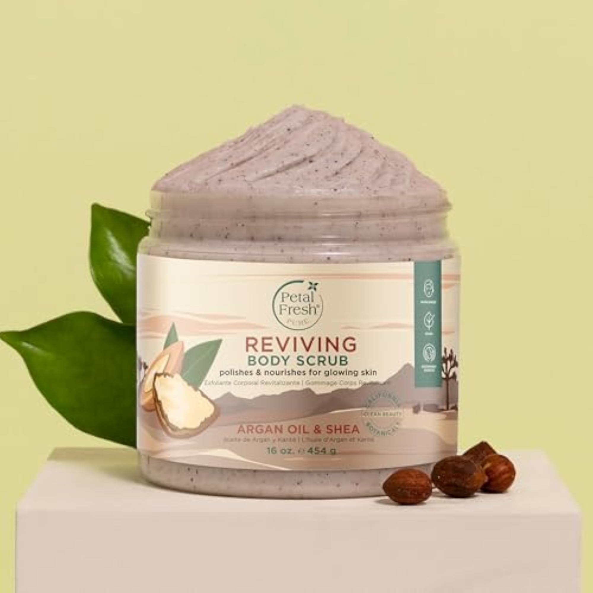 Reviving Argan Oil & Shea Body Scrub 473ml, Nourishing
