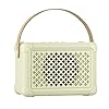Richolyn Retro draadloze luidspreker, draagbare luidspreker voor retro muziek, kleine draadloze luidspreker 5.0, schattige ouderwetse stijl voor keuken, bureau, slaapkamer, kantoor, feest