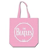 The Beatles bawełniana torba na zakupy: Logo Drop T (z zamkiem błyskawicznym)