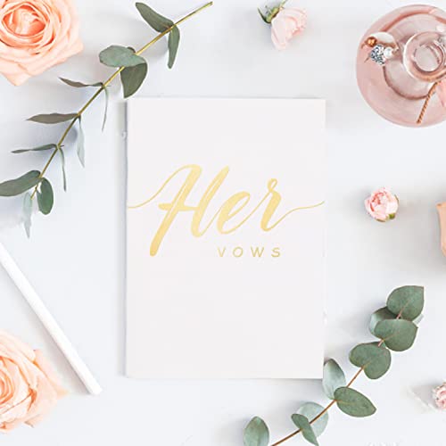 Vow Books For Wedding, Wedding Vow Books His And Hers, Bridal Shower Gifts, Wedding Keepsake Wedding Journal Notebook, 32 Lined Pages,4 X 6 Inches (Black And White) #TOP2