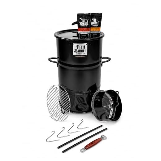 Pit Barrel Cooker Junior Premier Series 14 Inch Drum Smoker