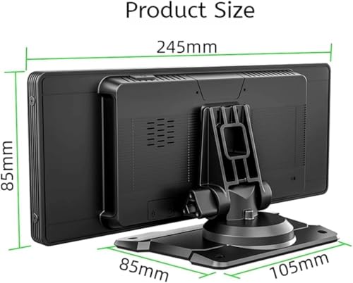 Image of Carvera Smart 10.26 inch CarPlay & Dual-Dash Cam System, Portable Carplay Screen for Car, 4K HD Car Stereo Touch Screen (Set+Mount Bracket+no Card)