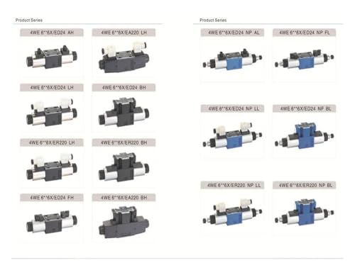 Vanne directionnelle à solénoïde 4WE10B pour circuit hydraulique d'excavatrice - 3