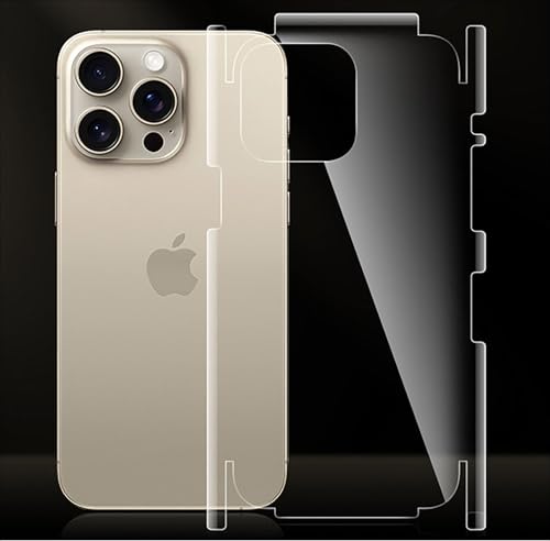 GIOPUEY[2 Pack Back Protector Compatible with iPhone 16 Pro Max, iPhone 16 Pro Max Back Protector Film, Soft TPU, Thin - Image 4