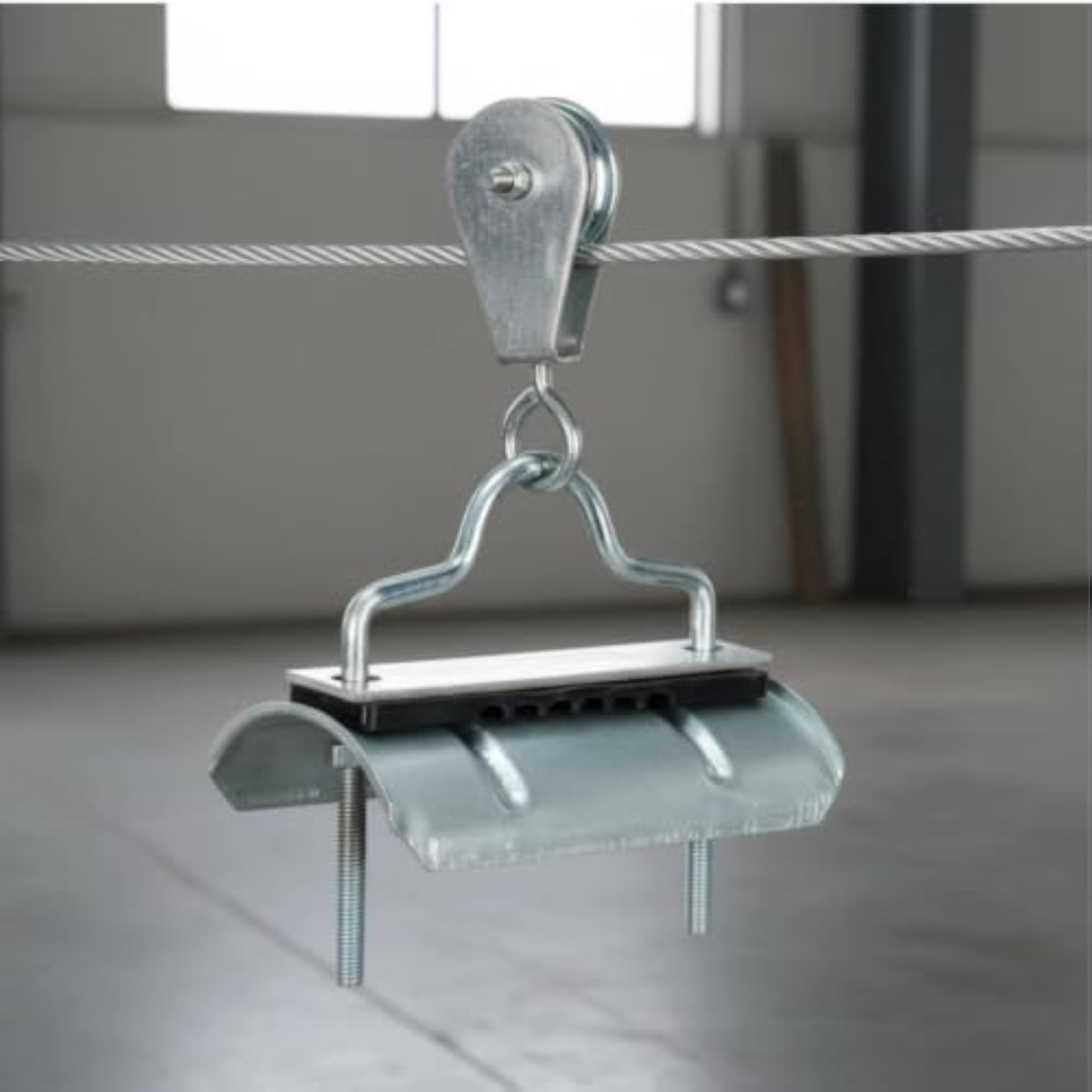 Plastic Clamp Cable Pulley U-Shaped Bracket