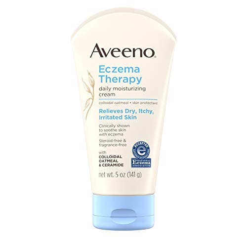 Image of Aveeno Eczema Therapy Daily Moisturizing Cream, 5 Oz (Pack of 12)