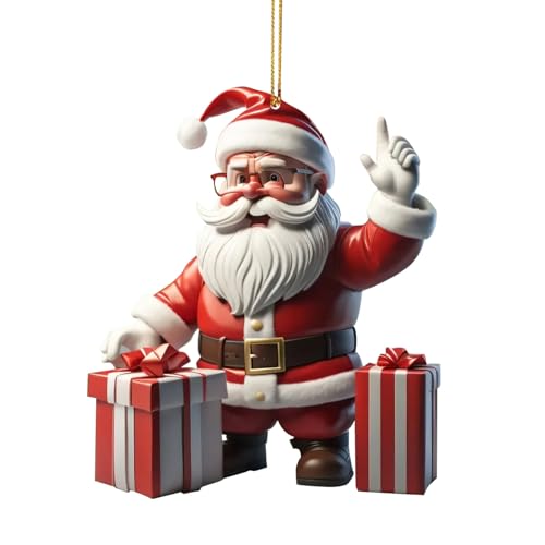 Weihnachtsdekoration, Weihnachtsmann, Dekoration zum Aufhängen, aus...