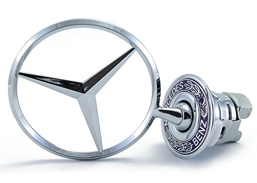 Mercedes Benz Hood Star Genuine Emblem W124 W210 E-Class W202 W203 C Class W204 C Class W220 S Class 1994-2007