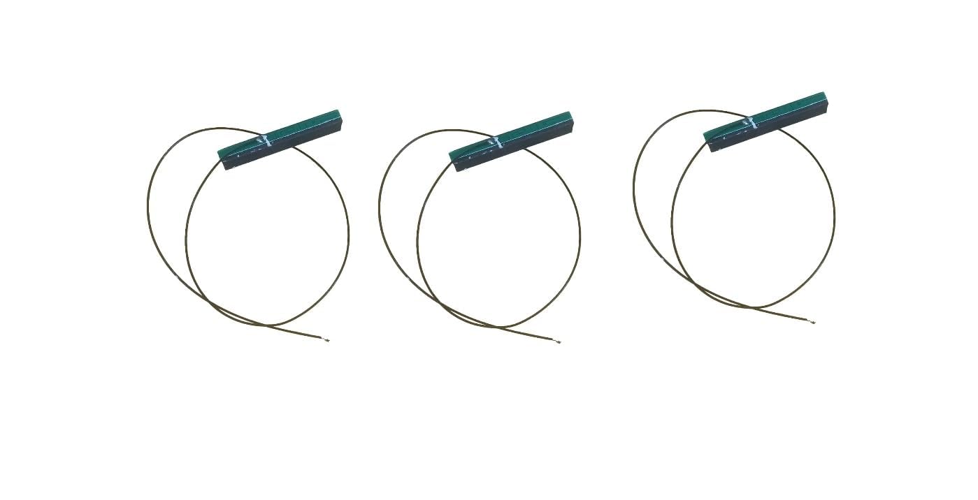 NISTECH Wireless 2.4Ghz 500mm PCB Antenna (Pack of 3) FPC Antenna with UFL Cable 1.13 50cm Back Side Sticky IPX IPEX WLAN Laptop Bluetooth Wireless Module - 3 pcs-image-4