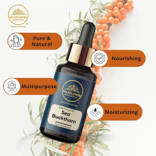 Image of Sea Buckthorn Oil Cold Pressed Rich in Omega 3,6,7,9 for Face Skin Hair & Body Hydration Pure & Natural (30ml)