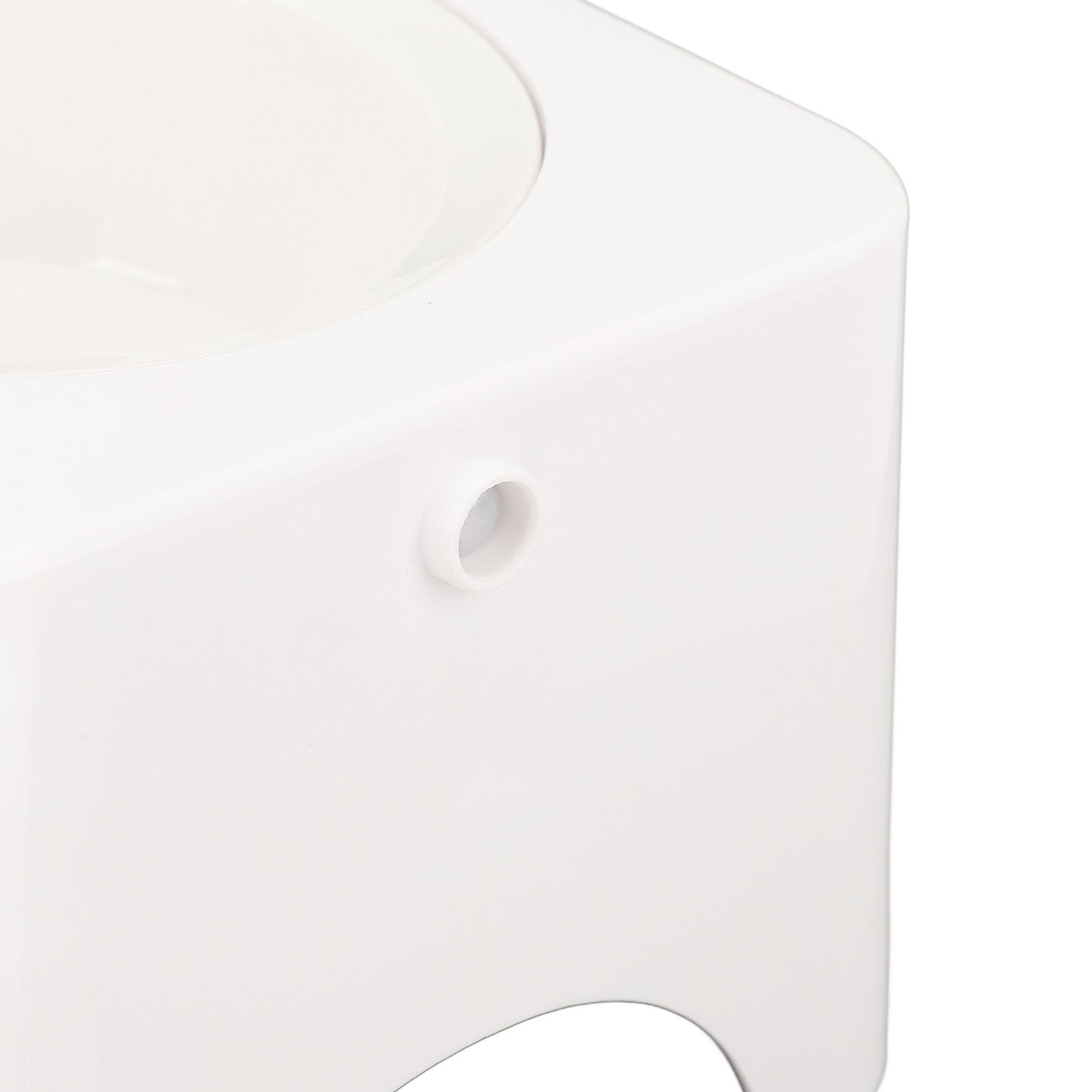 Fabater Alimentatore Automatico per Gatti, Rilevamento Intelligente Previene l'eccesso di Cibo Ciotola per Cibo per Gatti Elevata, Set di Ciotola per e Acqua per con Coperchio Trasparente per