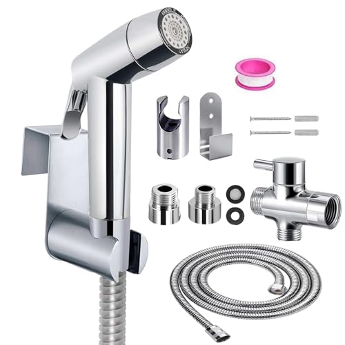 Ensemble de douchette à main pour bidet, en ABS, de qualité supérieure, avec valve G1/2