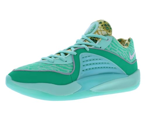 Nike KD 16 NRG Mens Shoes, Mint Foam/Metallic Silver/Emerald Rise/Stadium Green/Pure, Size 7
