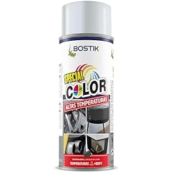 Pintura Para Teflonar Sartenes Tectane Spray de Pintura ALTAS TEMPERATURAS AT800 BLANCO, 400 ML