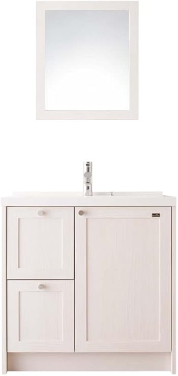 Amazon ウッドワン 無垢の木の洗面台 幅775mm 片引出仕様 人工大理石一体型カウンターボウル 扉グレード Nz30 ホワイト色 Woodone 洗面化粧台 おしゃれ洗面台 洗面台 Amazon ウッドワン 無垢の木の洗面台 幅775mm 片引出仕様 人工大理石一体型カウンターボウル 扉グレード Nz30 ホワイト色 Woodone 洗面化粧台 おしゃれ洗面台 洗面台